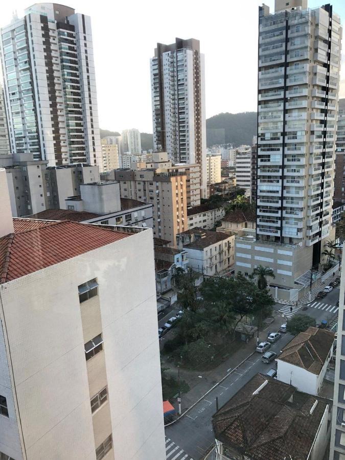 Estanconfor Santos Com Vista Mar Ac Garagem Sacada Fechada Lejlighed Eksteriør billede